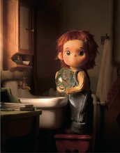 画像をギャラリービューアに読み込む, 短編映画『ボトルジョージ』アートシート(3穴・レターサイズ)