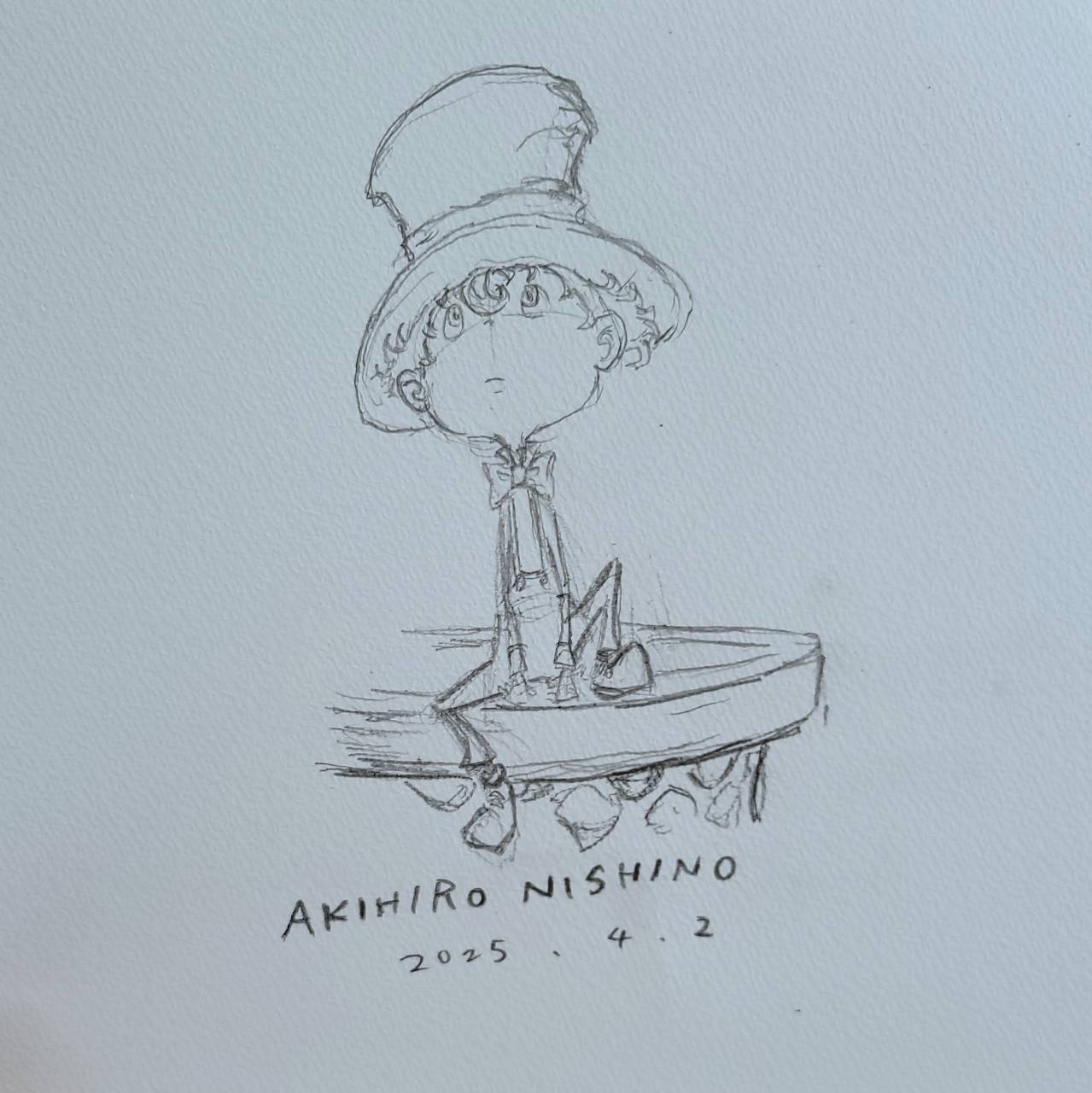 色鉛筆画 キャベツ太郎(原画) x-img16843.jpg