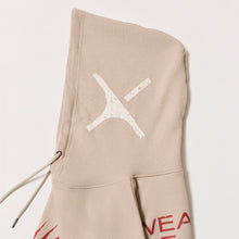 画像をギャラリービューアに読み込む, 【ラスト10点のみ】【sXe x BAND SAURUS Hoodie】Eye of the REX & Slash:ベージュ(限定75+30着)