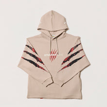 画像をギャラリービューアに読み込む, 【ラスト10点のみ】【sXe x BAND SAURUS Hoodie】Eye of the REX & Slash:ベージュ(限定75+30着)