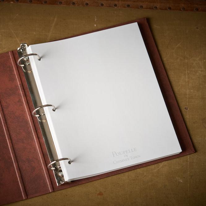 "Poupelle of Chimney Town" loose-leaf paper (3-hole, letter size, 50 sheets)