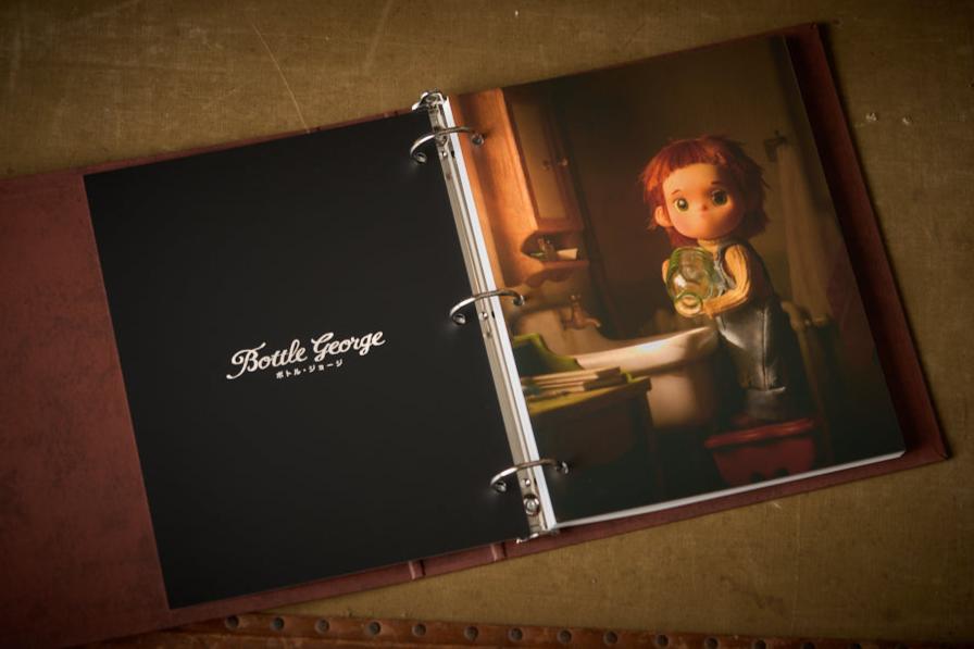 Short film "Bottle George" art sheet (3-hole, letter size)