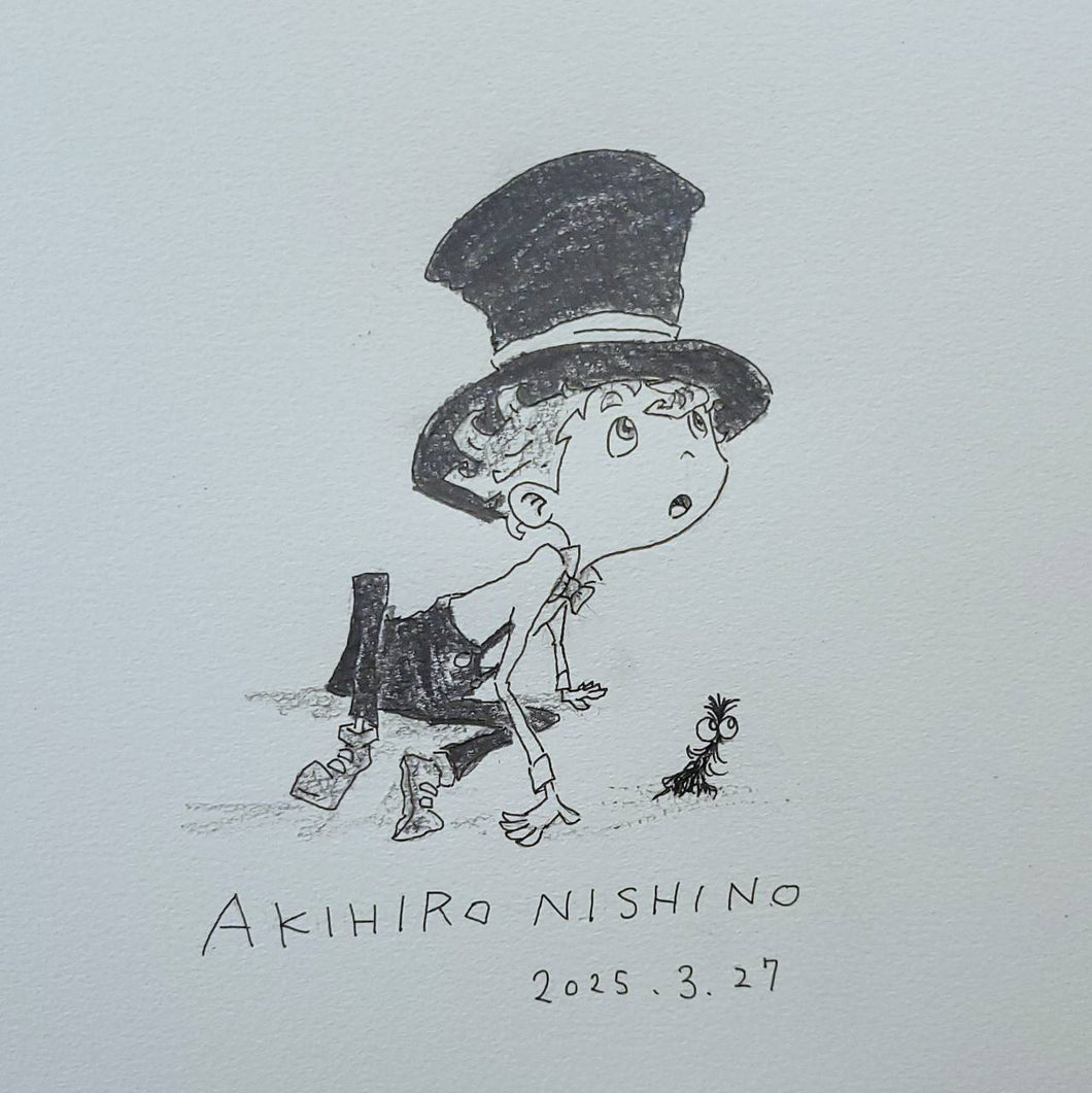 【原画】帰国したルビッチ&ジョージ【一点かぎり】