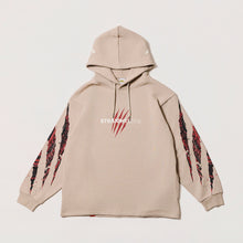 画像をギャラリービューアに読み込む, 【sXe x BAND SAURUS Hoodie】Eye of the REX &amp; Slash：ベージュ（限定75着）

