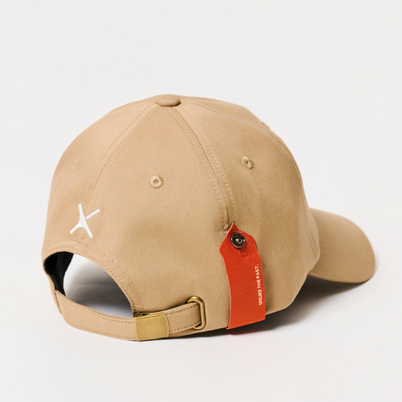 【ラスト8点のみ】【sXe x BAND SAURUS Cap】Born to Slash：ベージュ（限定100+20個）