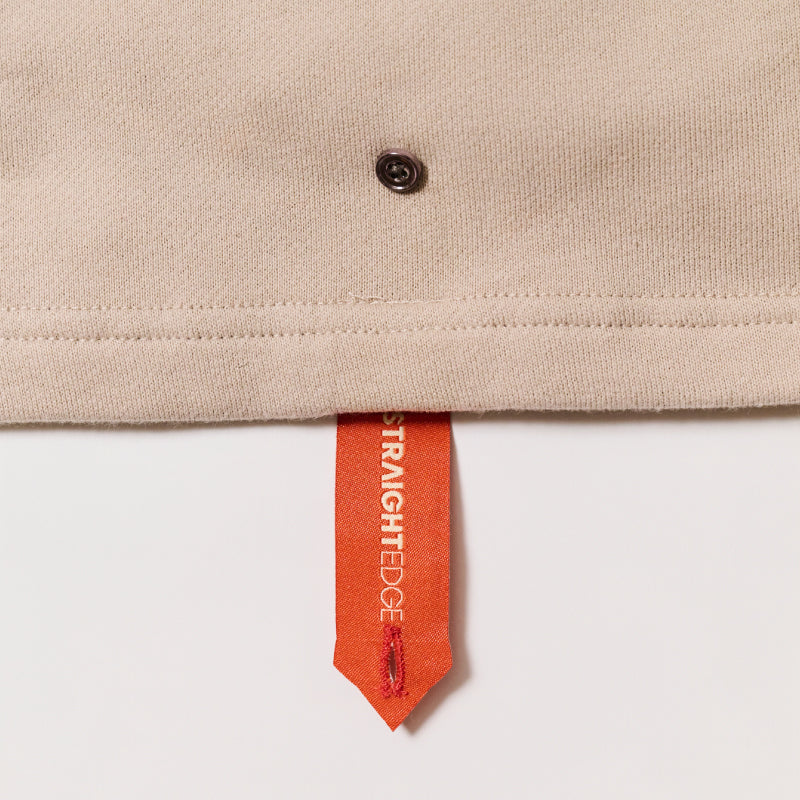 【ラスト10点のみ】【sXe x BAND SAURUS Hoodie】Eye of the REX & Slash：ベージュ（限定75+30着）