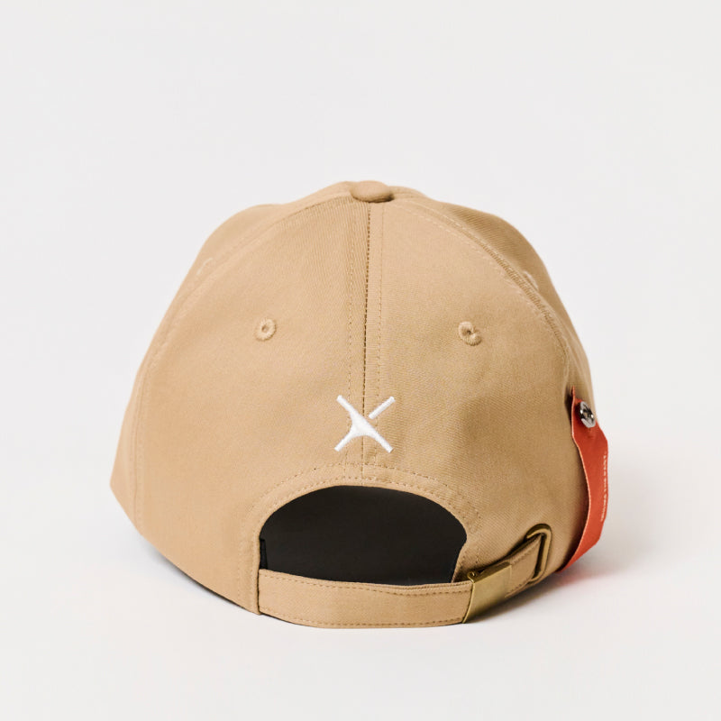 【ラスト8点のみ】【sXe x BAND SAURUS Cap】Born to Slash：ベージュ（限定100+20個）