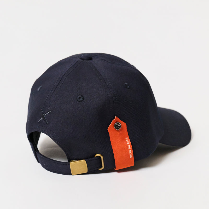 【ラスト8点のみ】【sXe x BAND SAURUS Cap】Born to Slash：ネイビー（限定100+20個）