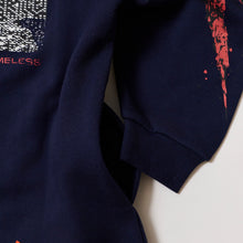 画像をギャラリービューアに読み込む, 【sXe x BAND SAURUS Hoodie】Eye of the REX &amp; Slash：ネイビー（限定75着）
