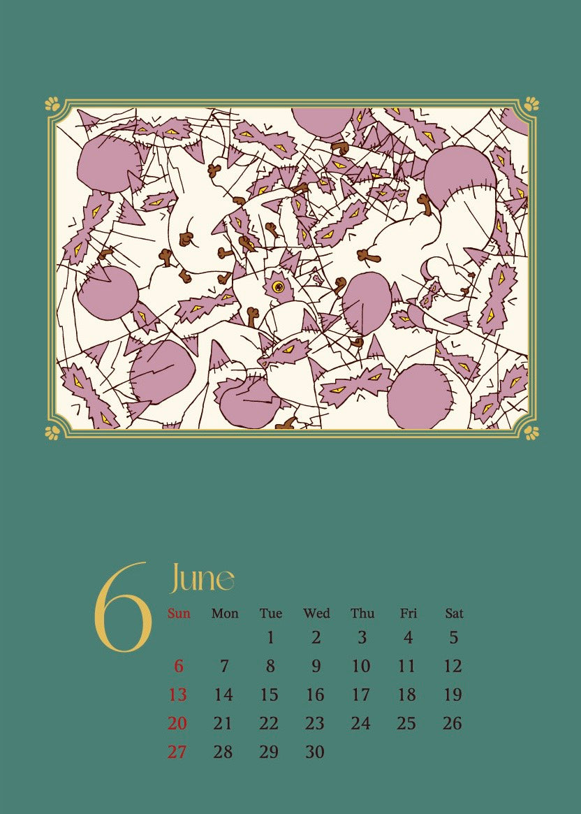 「AKIHIRO NISHINO SKETCHBOOK CALENDAR 2027」カレンダー 壁掛け