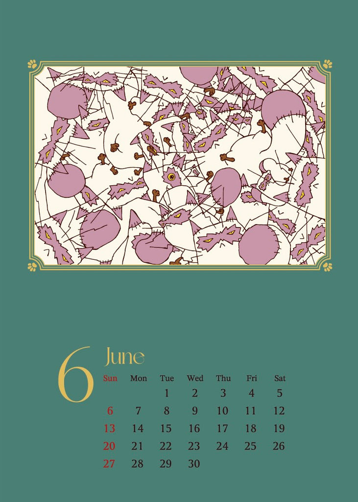 「AKIHIRO NISHINO SKETCHBOOK CALENDAR 2027」カレンダー 壁掛け