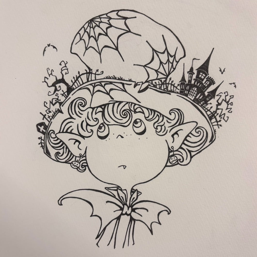 [Original Art] Climbing Lubicchi [Only one available]