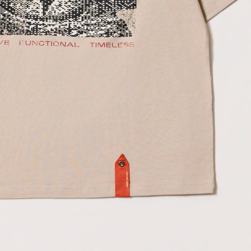 【販売完了】【sXe x BAND SAURUS T-SHIRT】Eye of the REX ：ベージュ（限定200+30枚）