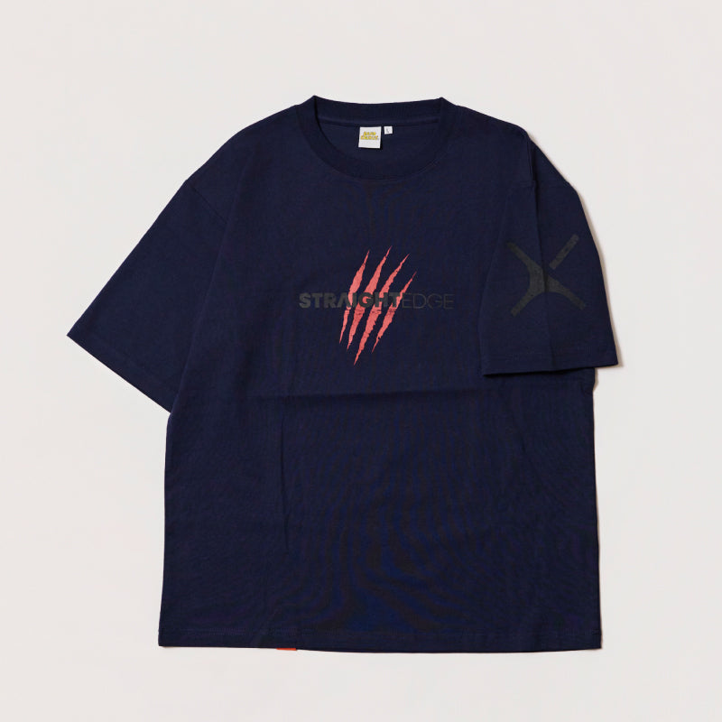 【ラスト30点のみ】【sXe x BAND SAURUS T-SHIRT】Eye of the REX：ネイビー（限定200+30枚）