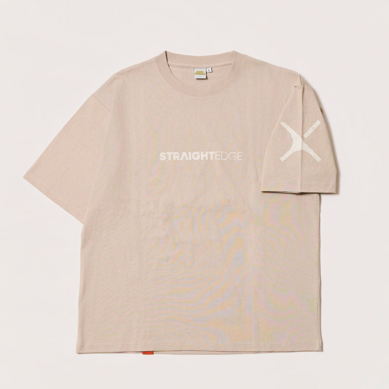 【販売完了】【sXe x BAND SAURUS T-SHIRT】 Volcanic Spirit：ベージュ（限定200+20枚）