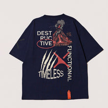 画像をギャラリービューアに読み込む, 【sXe x BAND SAURUS T-SHIRT】Volcanic Spirit：ネイビー（限定200枚）
